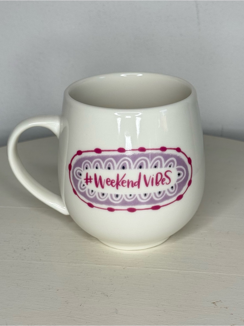 #Weekend Vibes Mug by Pfaltzgraff